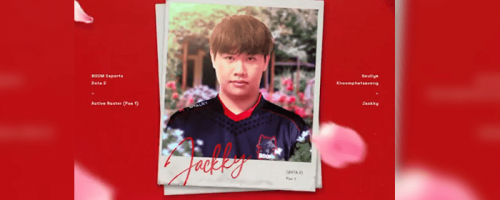 Jackky Permanen di BOOM Esports Untuk Hadapi DPC SEA Berikutnya